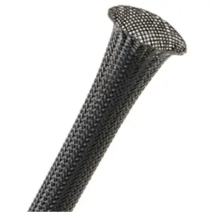 212 MAIN Black 0.37 in. Clean Cut Cable Management Techflex for Cycling Sports & Outdoor Recreation