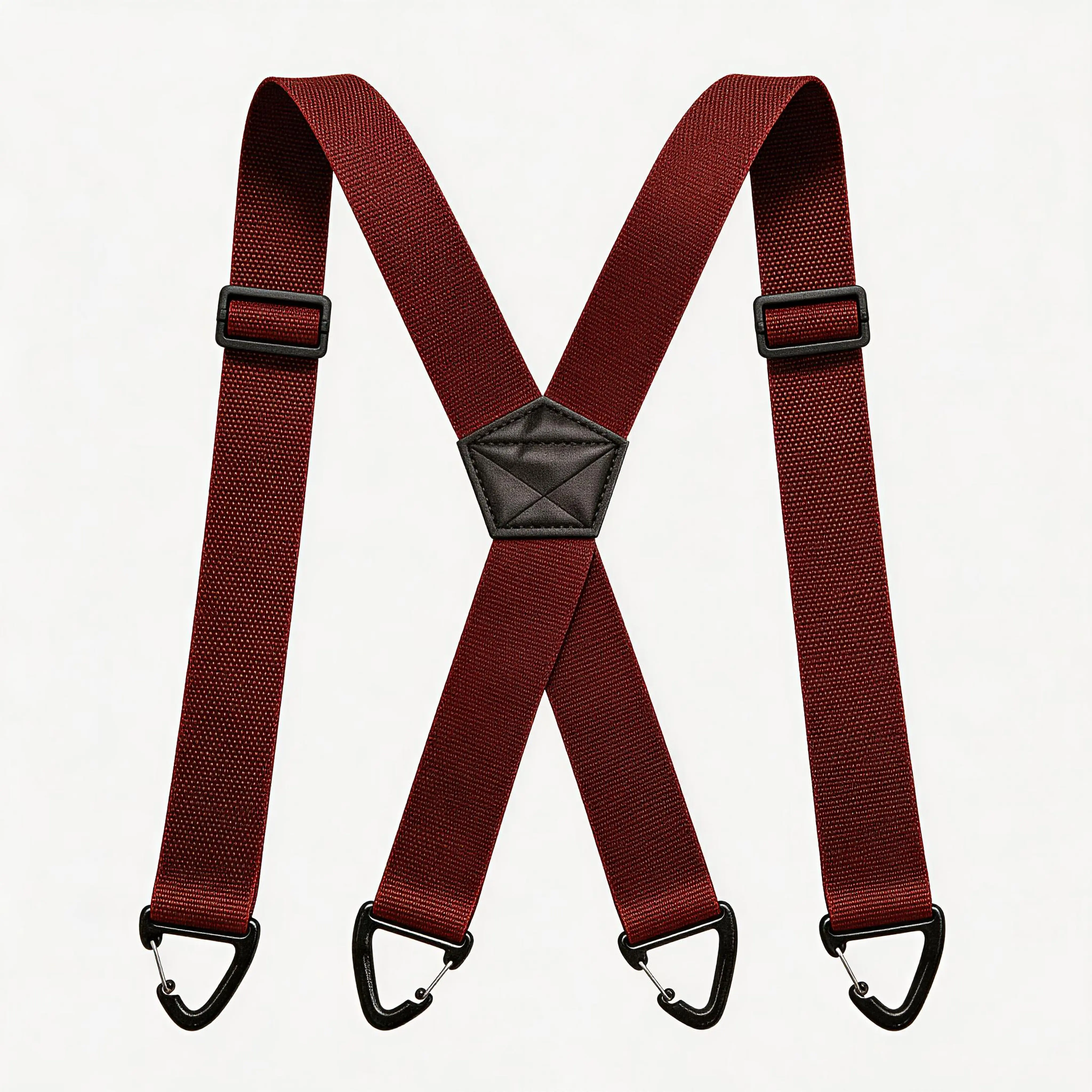 X Back Hidden Suspenders 1.5 Inch Heavy Duty Under Clothing