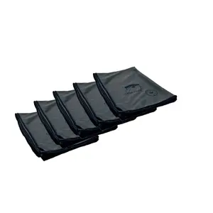 ultimate microfiber glass polishing cloth 5 Pack – 25x20 inch gray