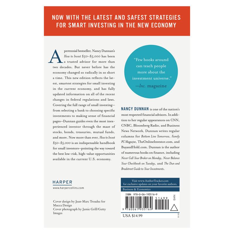 How to Invest $50-$5,000 10e: The Small Investor's Step-by-Step Plan for Low-Risk Investing in Today's Economy by Nancy Dunnan [Paperback Book] Finance Tutorial