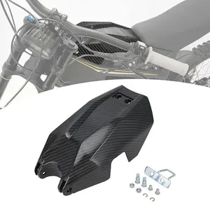 Dirt Bike Battery Cover Battery Guard Protect Carbon Fiber Pattern for Talaria Sting MX3 MX4 Electric Dirt Bike