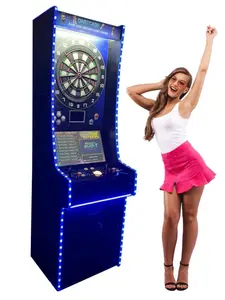 E-Z FUN DartCade DART MACHINE DX (Full-Size Commercial Dart Machine (Dart Machine with 3,000 Classic Arcade Games in One)