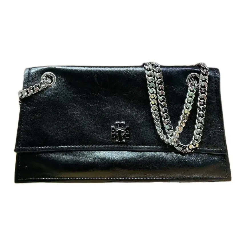 Women's Tory Burch Kira Genuine Leather Crossbody Bag - Turn-Lock Closure, Horsebit Accent, Organized Pockets, Chain Strap