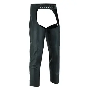 Silver Streak™ Unisex Motorcycle Leather Chaps