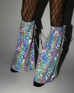 Happy Hour White Reflective Sleeve & Boot Cover Set