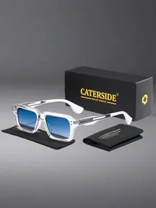 Elegant Square Sunglasses with Metal Frame, Unisex Uv400 Protection, Perfect for Driving, Cycling, Beach, Parties, Outdoor Sports