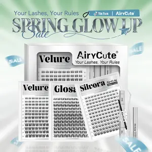 Say Goodbye to Clumpy Lashes | AiryCute Natural Style Collection | Velure, Silvora, Glosa | Natural Daily Style | Beginner-Friendly DIY Lashes | Flawless Trendy Must-Have Clusters