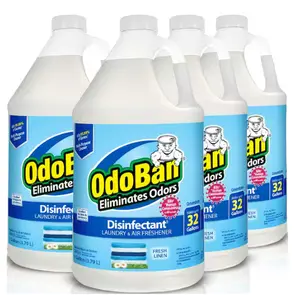 1 Gal. Fresh Linen Disinfectant and Odor Eliminator, Fabric Freshener, Mold Control, Multi-Purpose Concentrate (4-Pack)