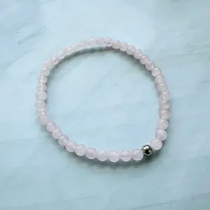 Rose Quartz Anklet
