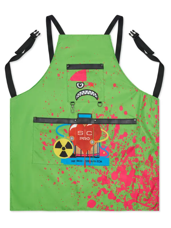 StyleCraft Radioactive Apron - Green #SC338GR