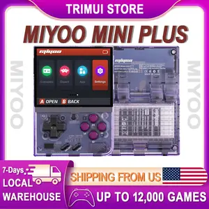 Miyoo Mini Plus Retro Handheld Console, 3.5'' IPS Screen, Linux Open Source Gaming Device