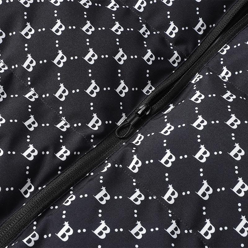 Men's lightweight warm hooded jacket, windproof winter coat, B-shaped stand collar cotton-padded jacket with full zipper closure, warm quilted outer layer and practical storage pockets, suitable for cold weather, Menswear Tops Casual Outdoor