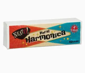 Neato! 4" Metal Harmonica