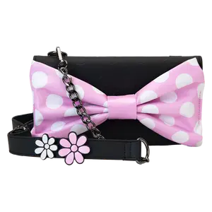 Minnie Floral Rock the Dots Clutch Crossbody Bag