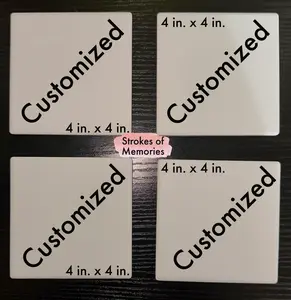 Customizable coasters