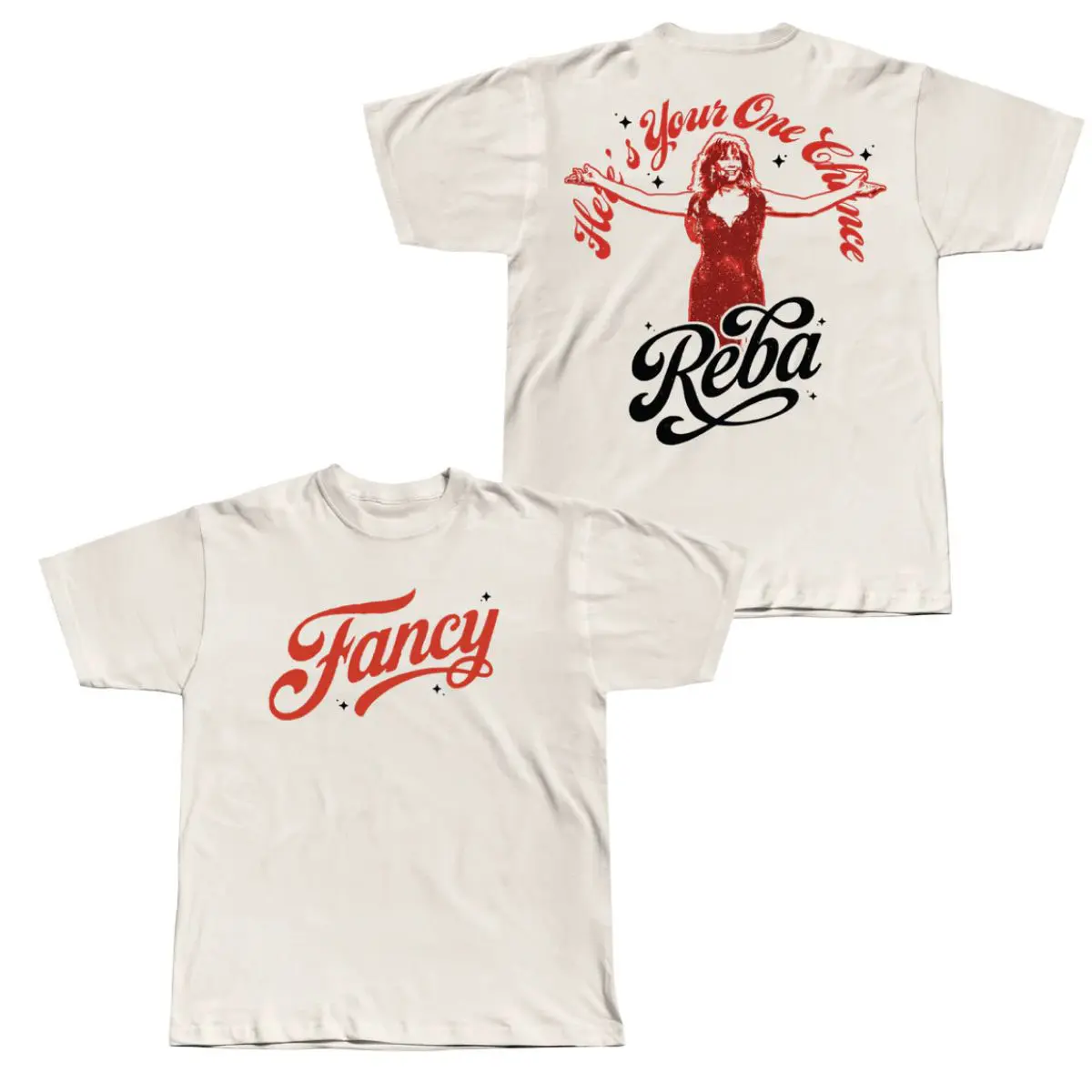 Reba McEntire Short-Sleeve Fitted Cotton Fabric Casual T-Shirt, Vintage Country Music Graphic Top for Men & Women