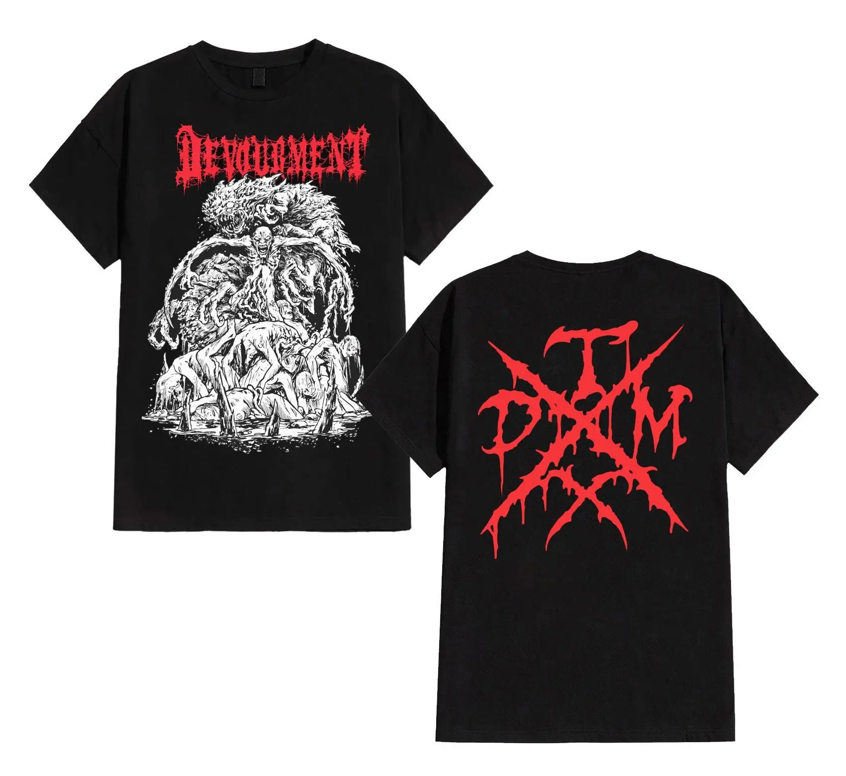 2 Sides Devourment Texas Death Metal T shirt - Devourment Band Tee - Devourment T-shirt •Devourment Band Merch •Death metal band shirt, Gift For Fan
