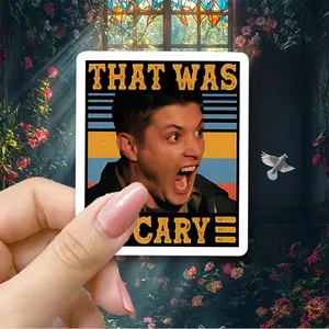 Terrifying Supernatural Dean Winchester Stickers, Durable, Easy To Stick, Weather Resistant, Suitable for Laptops, Cars, Suitcases, Bumpers, Refrigerators, Windows, Toolboxes, Motorcycles