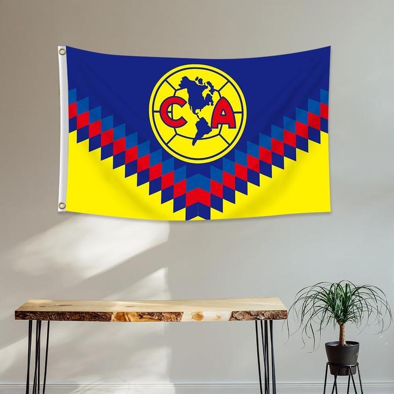 Club Flag 3x5 ft Double sides America Soccer Banner Mexico Futbol Soccer Heavy Duty, Durable 150D Polyester