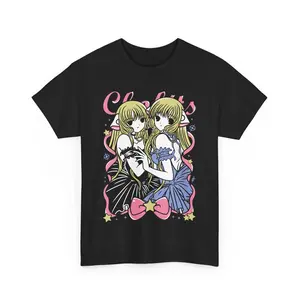 Chobits Chi Anime T-Shirt S-5XL, Japanese Manga Graphic Tee, Sumomo Hibiya Aesthetic Unisex Streetwear Crewneck Short Sleeve Shirt for Men & Women