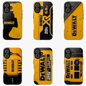 DEWALT Homeware Tools Phone Case Compatible with iPhone 17, 16, 15, 14, 13, 12, 11, X & Galaxy