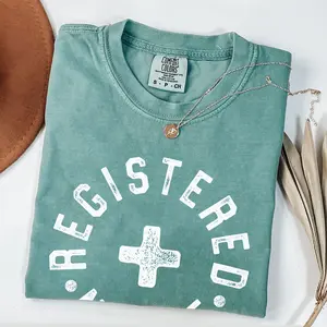 Comfort Colors Registered Nurse Shirt, RN Shirt, Nurse Gift, Nursing Student Gift