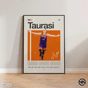 Diana Taurasi Poster, Sports Poster, Mid Century Modern, Fans collection, Basketball Gift, Sports Bedroom Posters