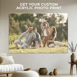 Custom Acrylic Photo Print - High-Resolution UV Printing - Available in Various Sizes - Optional Wood Support or Stainless Steel Standoffs - Home Decor