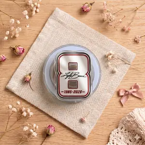 Magnetic Phone Grip Acrylic Cute Retro Number 8 Phone Holder Stand Vintage Racing Design Removable Finger Ring Grip for All Smartphones