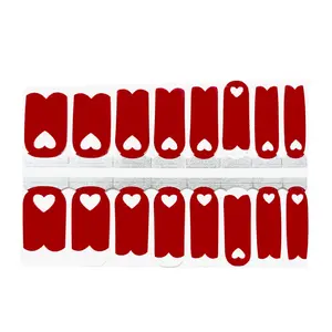 Hearts - Transparent Nail Wraps