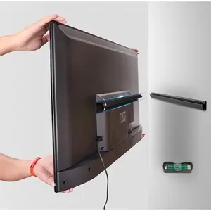 Studless Drywall TV Mount for 32-75 inch TVs, No Stud TV Wall Bracket Max VESA 600x400mm up to 150 lbs Universal Fits MostPlasma Flat/Curved Screen TVs & Monitors