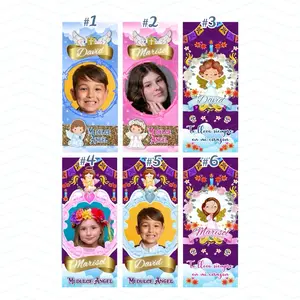 Memorial candle label for kids , pegatinas de velas para ñiños