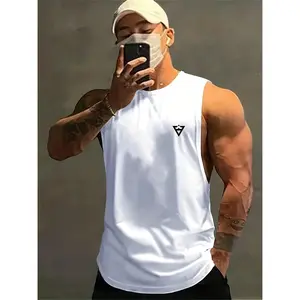 Sportswear Vest Men'S Sports T-Shirt Summer Thin Mesh Breathable Fitness Running Quick-Drying Sleeveless Top