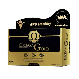 Omega Gold - Vegan - Brain and Heart - Natural Supplement - Complex Omega 3 + 6 + 9 Edible Healthcare Edible Healthcare Dietary Optimum Vitamin Muscle
