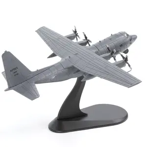 AC-130H Gunship 1:200 Model - "Spectre" Attack Aircraft Replica, Military Aviation Collectible, Special Ops History Gift, Desk Decor for Veterans & Enthusiasts