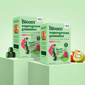 2 Packs Greens Gummies Bundle - Daily Greens, Easy Gut Health & Energy Support, 30+ Ingredients, Dairy-Free, Gluten-Free, Keto-Friendly, Non-GMO, Sugar-Free, Plant-Based