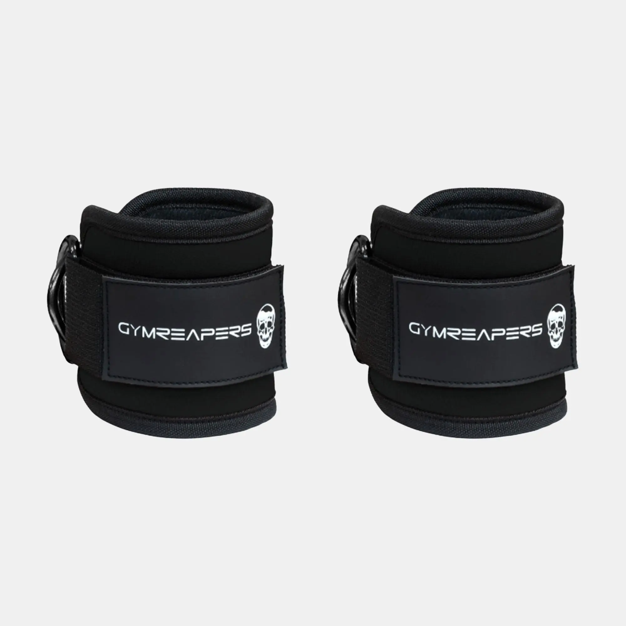 Gymreapers Ankle Straps (Pair) For Cable Machine Kickbacks, Glute Workouts, Lower Body Exercises - Adjustable Leg Straps with Neoprene Padding Gymreapers Ankle Straps (Pair) For Cable Machine Kickbacks, Glute Workouts, Lower Body Exercises - Adjustable Leg Straps with Neoprene Padding
