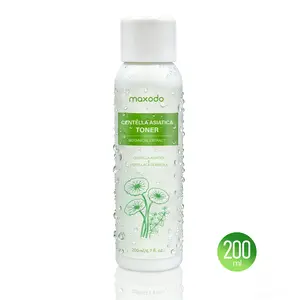 Maxodo Centella Asiatica Hydrating Toner with Hyaluronic Acid & Niacinamide | Alcohol-Free & Fragrance-Free | Gentle Daily Moisture 200ml