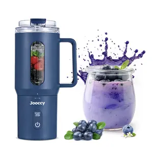 Jooccy Portable Blender, Cordless Personal Blender forSmoothies & Shakes, 18oz,USB Rechargeable, AutoReverse for Smoothies Ice Crushing Blades, DetachableCup for Easy Carrying, BPA-Free - Morning Smoothies &Healthy Drinks, Gym & On-the-Go