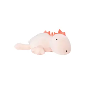 Dinosaur Weighted Plush  Throw Pillow Pink  24 Inches (L) x 11 Inches (W),3.04lbs