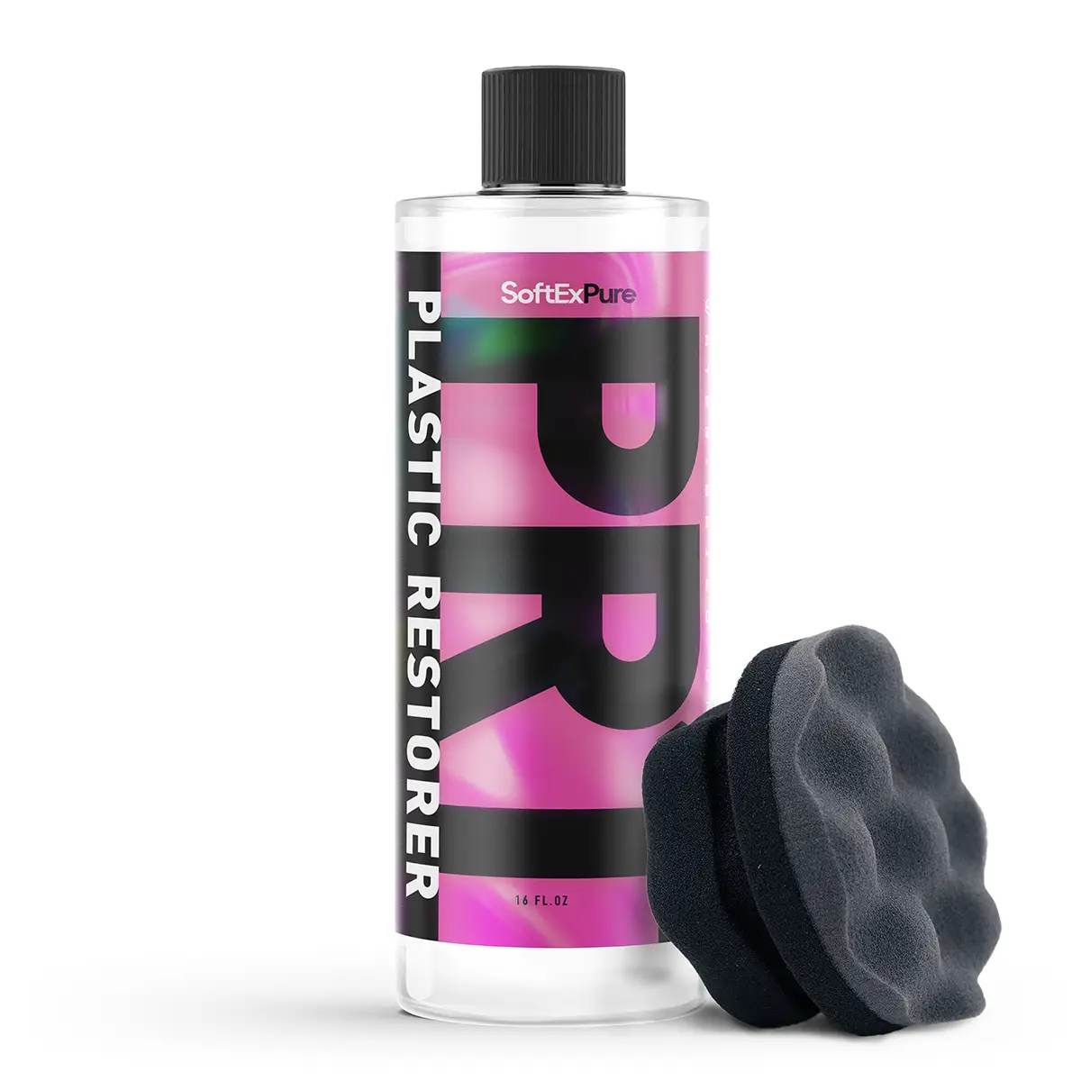 SoftExPure Plastic Vinyl Rubber Touch Dressing 2 16oz Vegan Car Tire Shine Applicator Total Interior Cleaner Protectant Safe for Cars Trucks SUVs Jeep