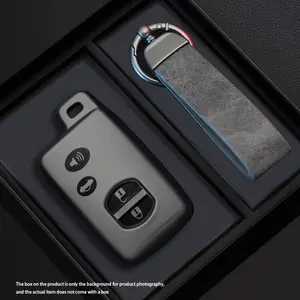 4 Button Warrior Style Car Key Case for Toyota Prius, Alpha, Aqua, Land Cruiser, Auris, Lexus Lc 200, Key Cover Holder, Car Interior Accessory, 2012-2014