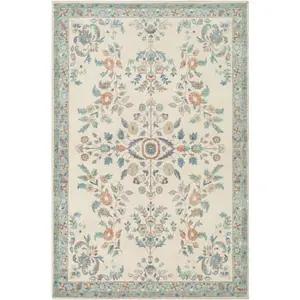 Livabliss ERN2307-576 5 ft. x 7 ft. 6 in. Erin Machine Woven Rectangle Rug - Multi Color