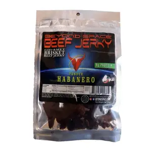 Tender Habanero Beef Jerky (3oz) - 27g High - Protein Snack - Dried  Meat