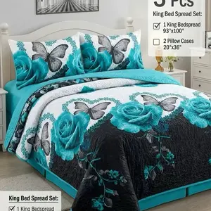 3-Pcs Bed spread set