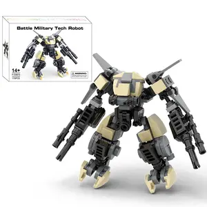 Building Blocks Children's Cool Fighting Mecha Building Blocks Military Armed Mecha