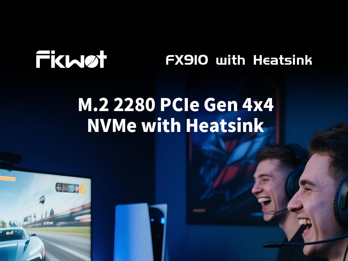 FIKWOT Internal Gaming SSD- FX991/FX910 (Heatsink), M.2 2280 PCIe Gen 4x4 NVMe 3D NAND , 500GB/1TB/2TB/4TB, Up to 7300MB/s Read Speed, TRIM+HMB Supported, Windows 11 Compatible, PS5/Laptops/Desktops FIKWOT Internal Gaming SSD- FX991/FX910 (Heatsink), M.2 2280 PCIe Gen 4x4 NVMe 3D NAND , 500GB/1TB/2TB/4TB, Up to 7300MB/s Read Speed, TRIM+HMB Supported, Windows 11 Compatible, PS5/Laptops/Desktops
