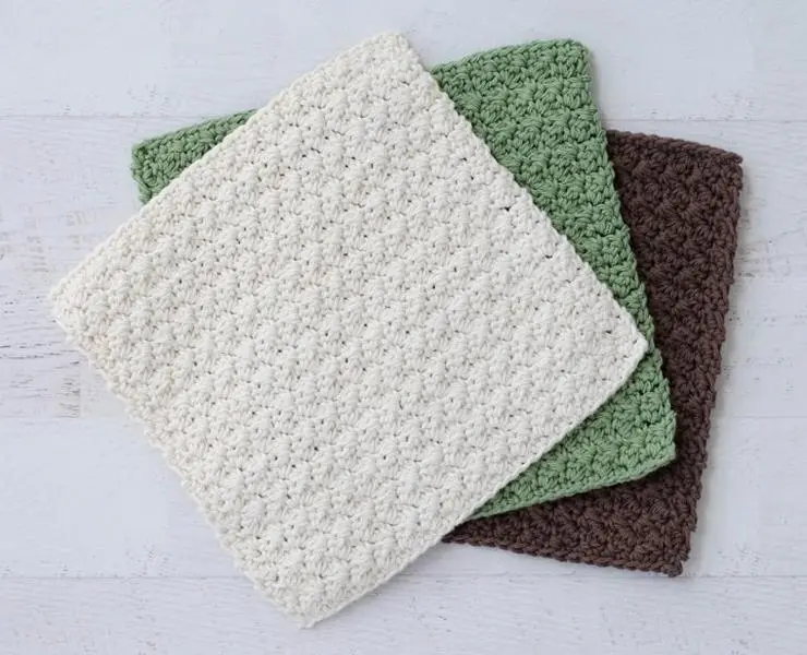 Crocheted Bath Rag - Versatile Drying & Cleaning Tool for Everyday Bathroom Use - Practical & Convenient for Maintaining Tidy Bathrooms