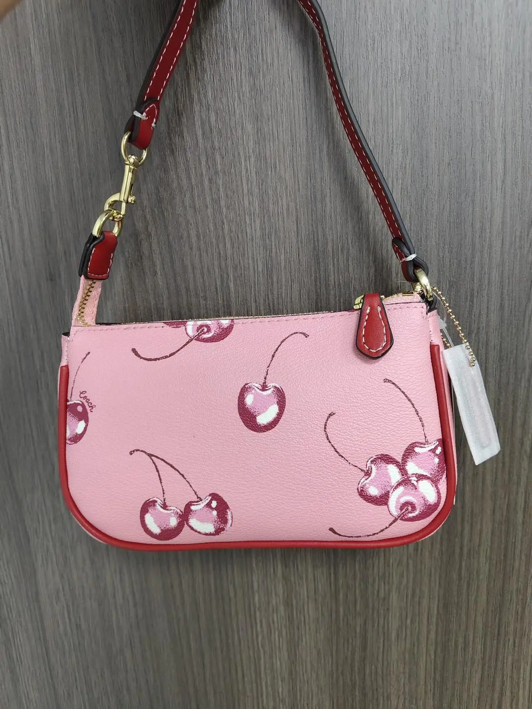 NWT Nolita 19 With Cherry Print CR827 in Flower Pink Women's Handbag — A Lovely Gift