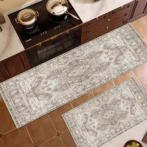 Boho Style Kitchen Runner Rug, 1 Count Non-slip Kitchen Mat, Washable Kitchen Rug, Decorative Carpet for Home Kitchen Living Room